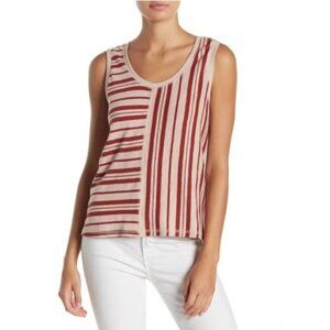 SUSINA Mixed Stripe Knit Tank Top